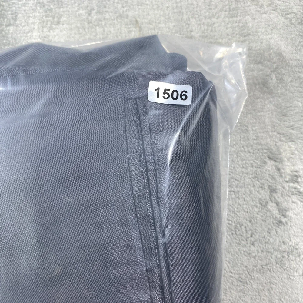Brooks Brothers Blazer Mens 40L Gray Madison Herringbone Wool Union Made‎ USA